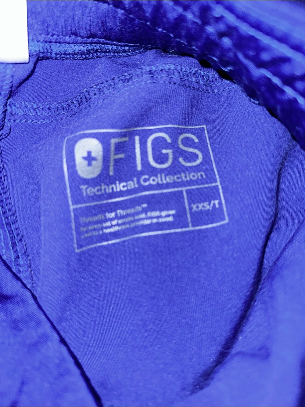 FIGS Cobalt Blue Medical Scrub Pants - Picture 3 of 6